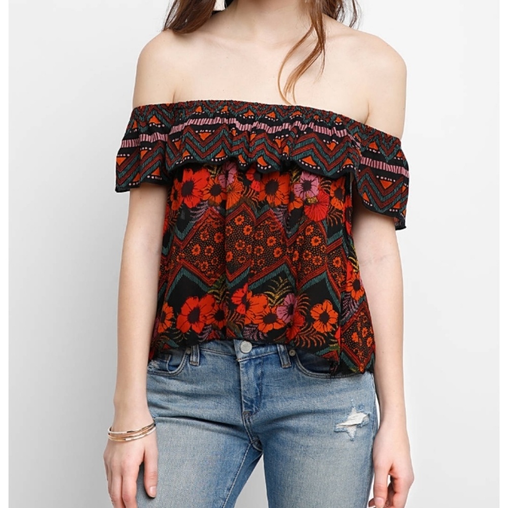 Patrons of Peace Off The Shoulder Top